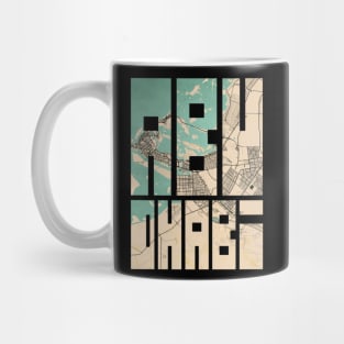 Abu Dhabi, UAE City Map Typography - Vintage Mug